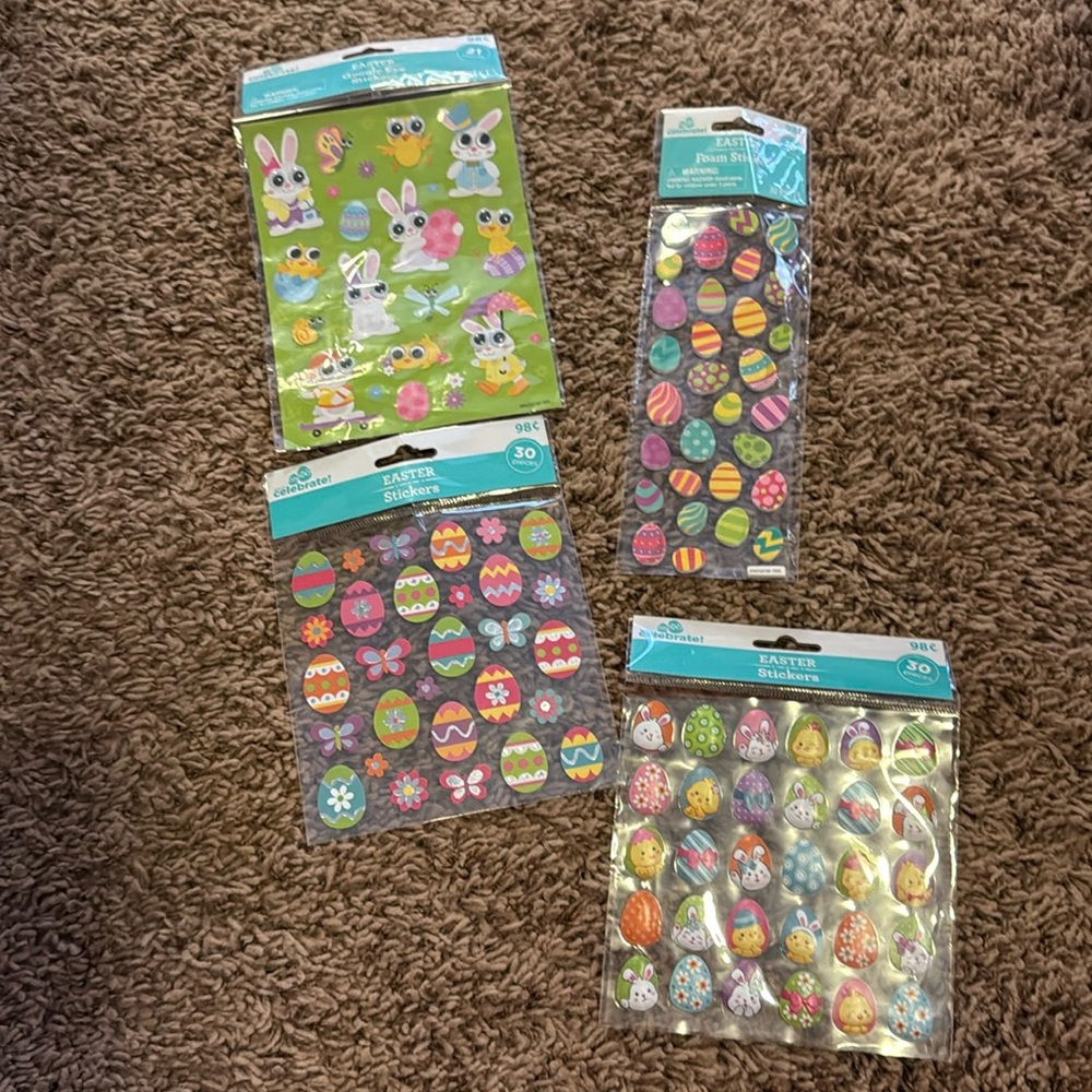 Easter stickers bundled one price  NWT bundle items from same closet to save